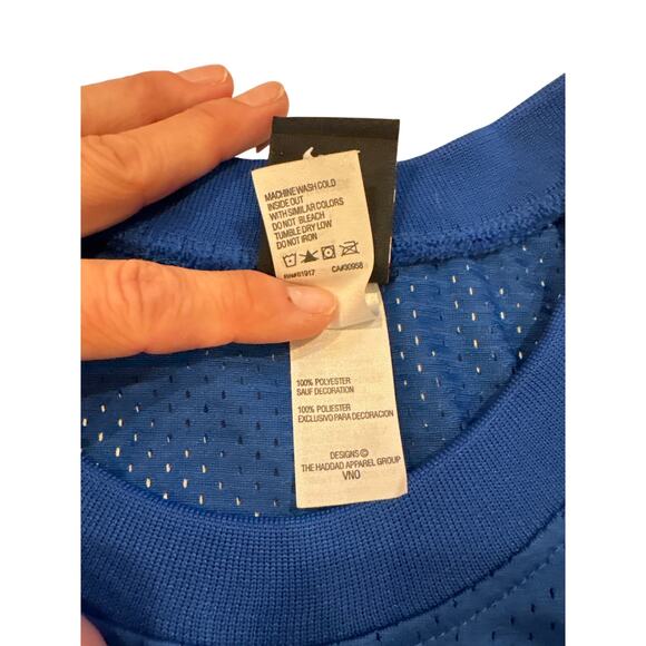 Philadelphia 76ers Allen Iverson #3 Basketball Jersey Youth XL Blue Red +2 Nike - Picture 7 of 10